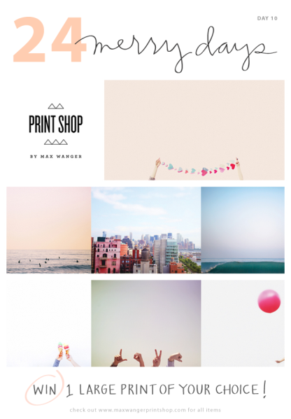 Max Wanger print shop_24 Merry Days_giveaway